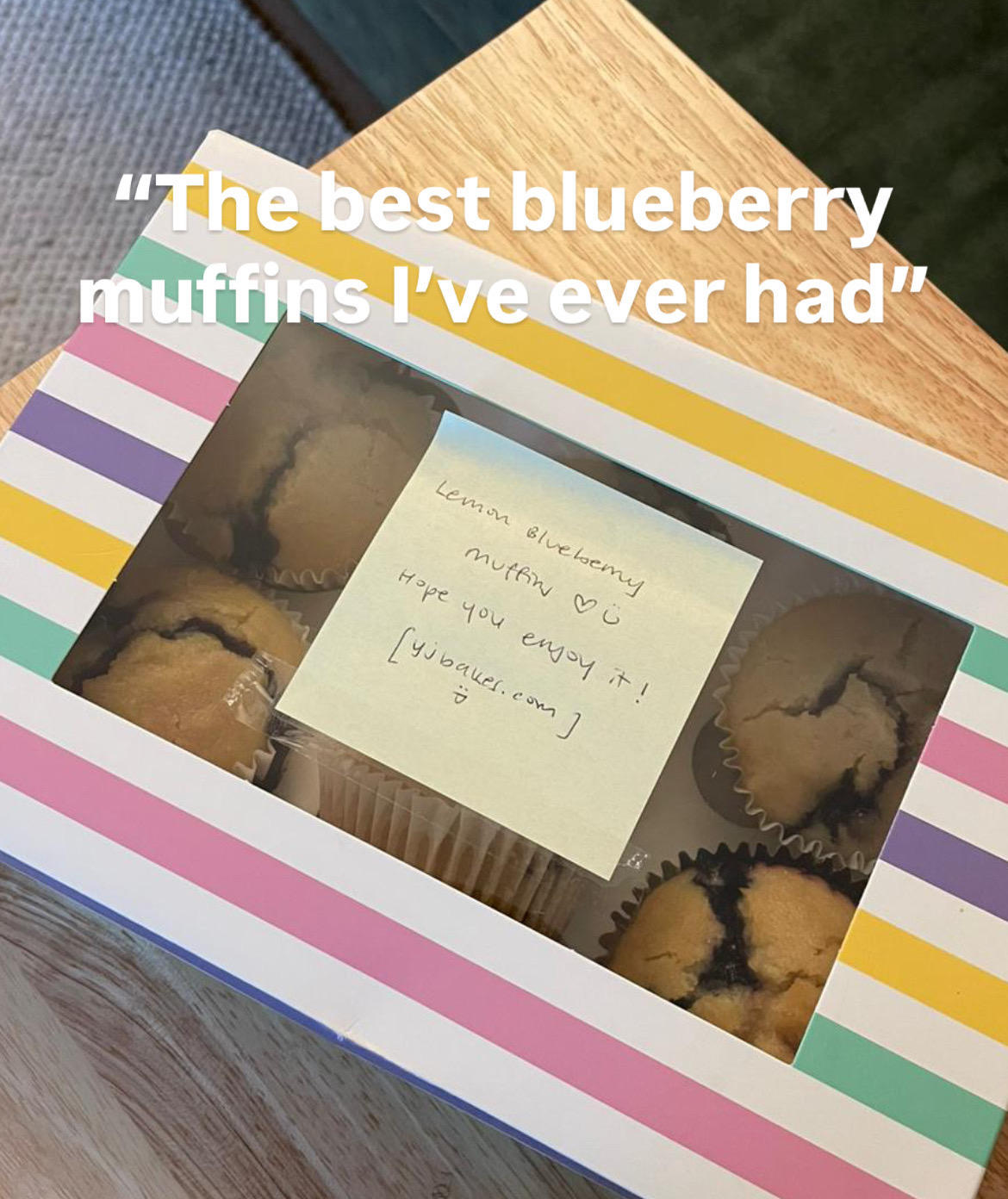Blueberry muffin slice